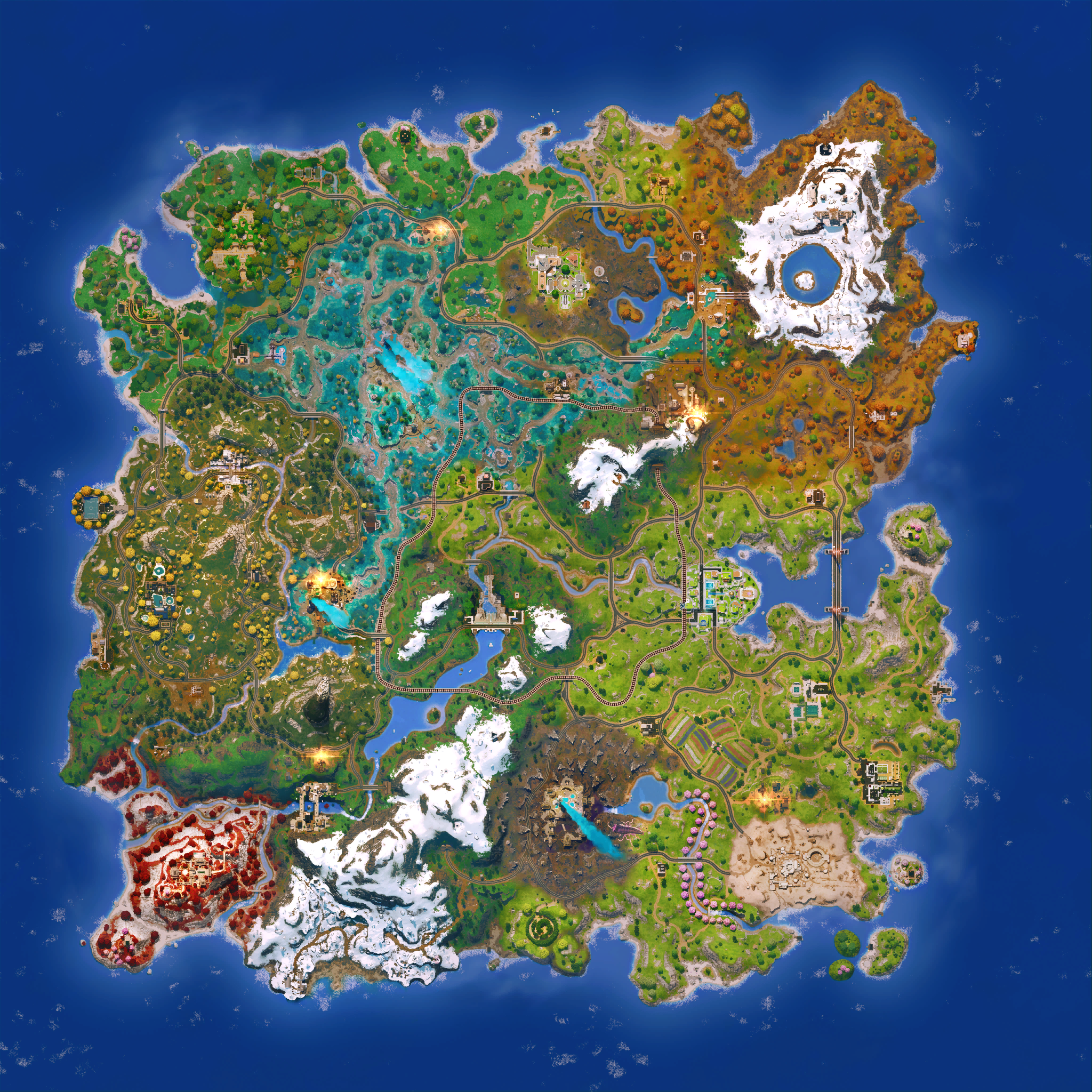 Fortnite Chapter 6 Season 4 Map